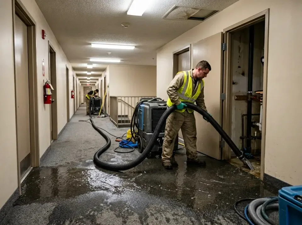 multi-unit-apartment-hallway-f-005 — frequently asked questions, Emergency Burst Pipe Water Extraction & Removal in Mauldin,…